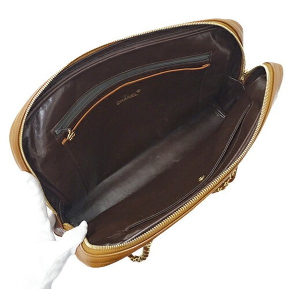 Chanel CHANEL Bag Matelasse Women's Shoulder Chain Tote Lambskin Brown - Picture 5 of 13